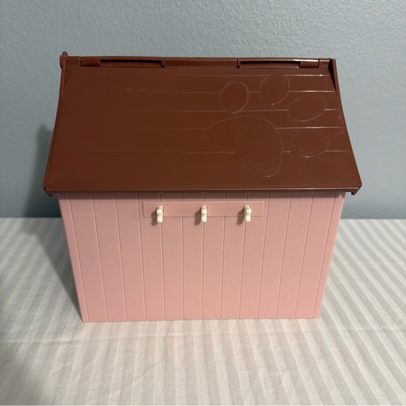 Our Generation Dog House Pink Brown Toy 18” Dolls - Picture 4 of 10